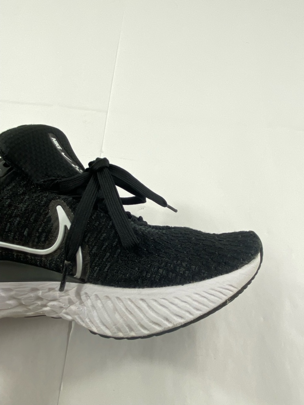 Nike React Infinity Run Flyknit 3 FK DD3024-001 Black Women’s 9 Running Shoes - Picture 7 of 16